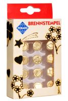 Pebaro - sada dekorácie I. (12 vypaľovacích pečiatok)