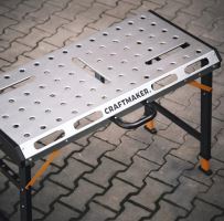 Skladací pracovný stôl kovový Craftmarker SteelBench S110 (10)