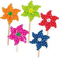 Veterník Dotty dúhový, priemer 11 cm