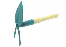 Motyčka srdiečko s 2hrotmi s násadou 24cm