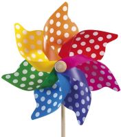 Veterník Dotty dúhový, priemer 45 cm