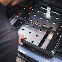 Skladací pracovný stôl kovový Craftmarker SteelBench S110 (1)