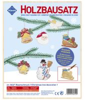Pebaro - ozdoby vianočné drevené 6ks (1)
