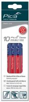 Ceruzka Pica červená / modrá 10 ks