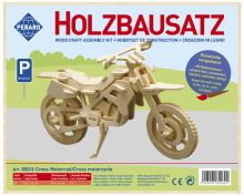Pebaro - stavebnica drevená - motocykel