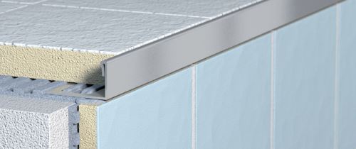 Lišta - profil ukončovací schodový "L" - nerez lesk 10/250