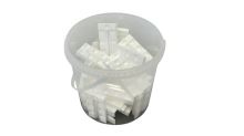 Klinky montážne plastové PRO5 biele 50 ks, 76 x 38 x 10 mm (1)