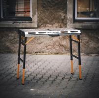 Skladací pracovný stôl kovový Craftmarker SteelBench S110 (12)