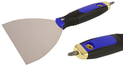 Špachtľa nerezová zaguľatená 150 mm s krížovým bitom profi