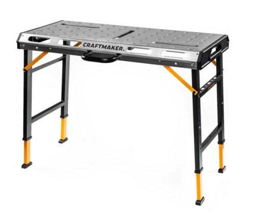 Skladací pracovný stôl kovový Craftmarker SteelBench S110