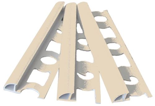 Lišta - profil ukončovacia - rohová oblá PVC profil 7mm/2,5m bahama