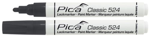 Značkovač Pica Classic 524 lakový čierny 2-4 mm / 10 ks