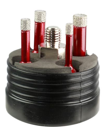 Súprava vrtákov PRO5 Red Line + adaptér M14/šesťhran (2)