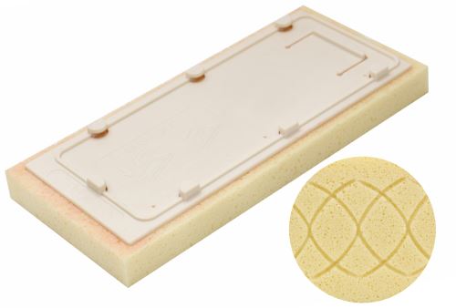 Molitan Raimondi jemný profi-vlnkovito rastrovaný na plastovej doske 300 x 130 x 30 mm (267)