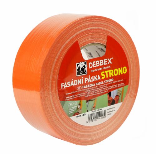 Páska fasádna oranžová 50mmx25m STRONG