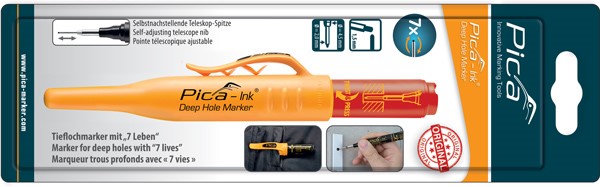 Značkovač Pica Ink 150 permanentný červený / blister