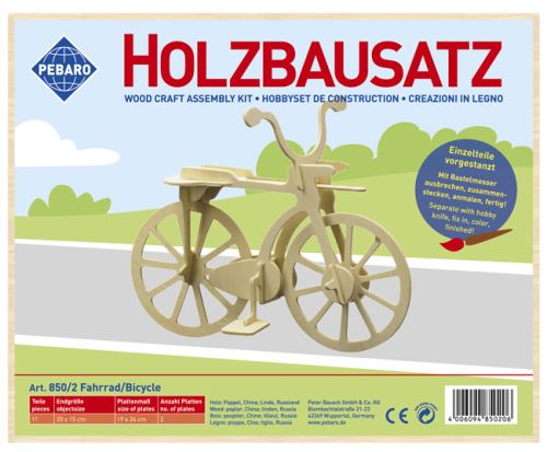 Pebaro - stavebnica drevená - bicykel