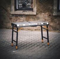 Skladací pracovný stôl kovový Craftmarker SteelBench S110 (11)