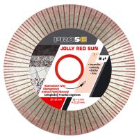 Kotúč rezný/brúsny diamantový PRO5 - JOLLY RED SUN 125 mm