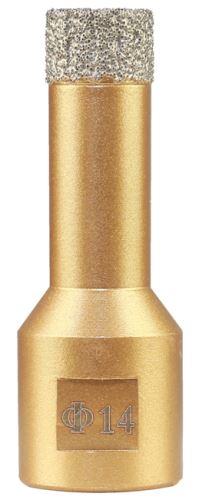 Vrták PRO5 Gold Line diamantový korunkový 14 mm M14